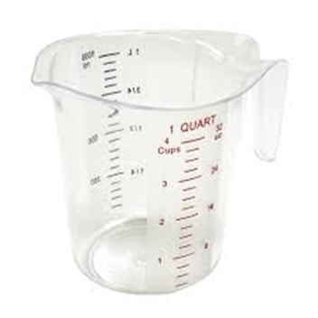 Quart measuring cup