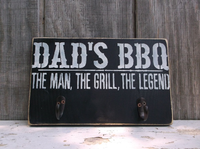 Dad's BBQ sign