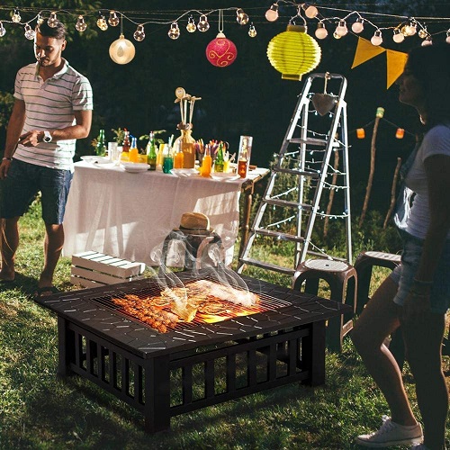fire pit as grill